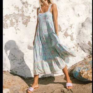 Billabong hideaway shine on midi dress